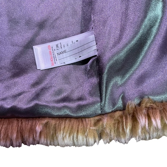 NEXT UK GIRLS FAUX FUR LINED VEST SIZE 3 - Picture 5 of 8